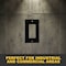 Faith Decorator Light Switch Cover or Receptacle Outlet Wall Plate, 1-Gang 4.55 In x 2.75 In, Black, 10PK DWP1-BK-10 - alternate 7